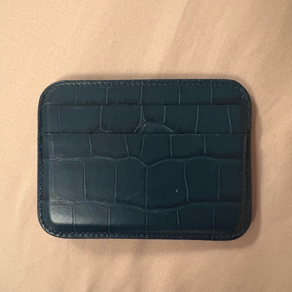 Balenciaga Croc-Embossed Card Holder - Picture 4 of 4